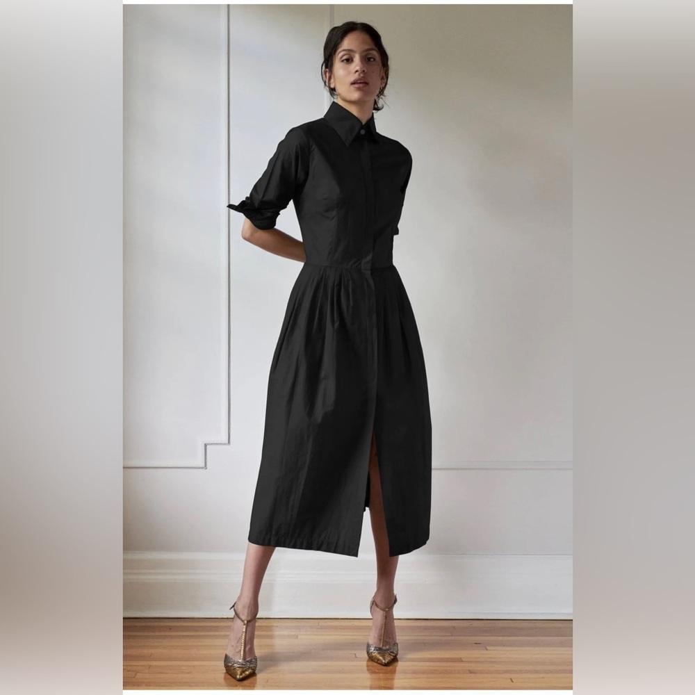 Room 502 SHIRTDRESS MODEL 9 ZOE - BLACK EUC